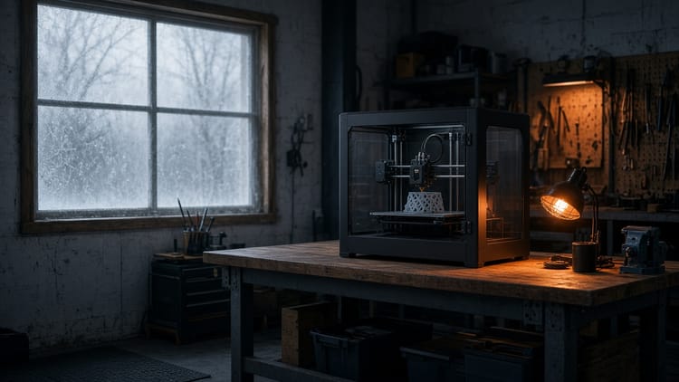 3D-Druck bei Kälte: Was im Winter in Garage und Werkstatt schiefgehen kann